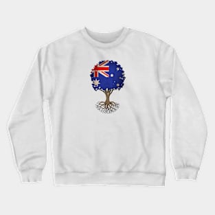 Tree of Life with Australian Flag Crewneck Sweatshirt